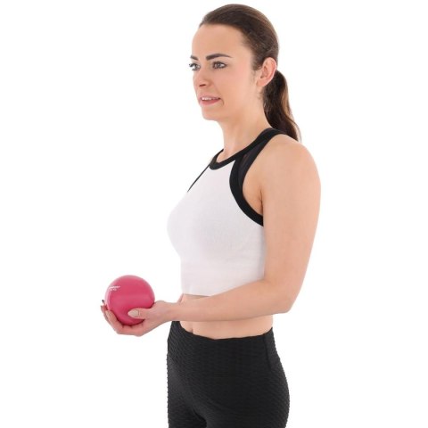 PIŁKA WAGOWA Z OBCIĄŻENIEM 0,5KG RÓŻOWA ENERO FIT