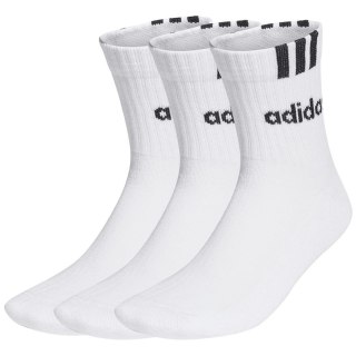 Skarpety adidas Cushioned 3S Linear Qrt 3P HT3437 biały 37-39 Adidas