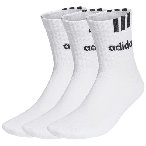 Skarpety adidas Cushioned 3S Linear Qrt 3P HT3437 biały 37-39 Adidas