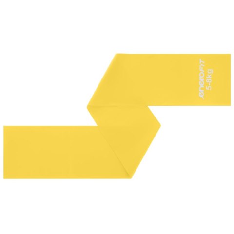 TAŚMA TRENINGOWA DO ĆWICZEŃ PILATES 2000x150x0,25MM 5-8KG ŻÓŁTA