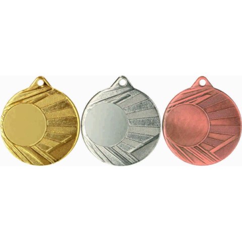 MEDAL Z MIEJSCEM NA WKLEJKĘ SREBRNY ŚR 50mm