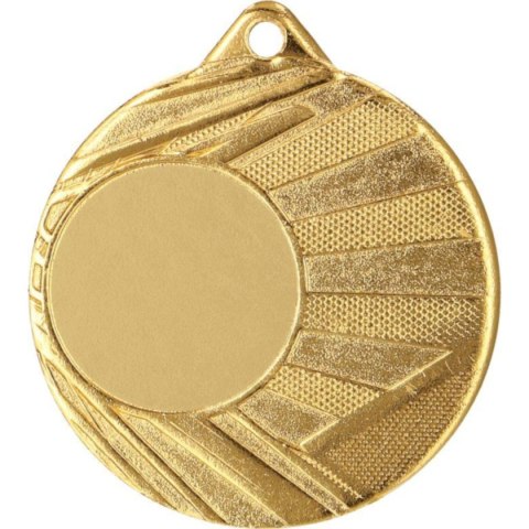MEDAL Z MIEJSCEM NA WKLEJKĘ ZŁOTY ŚR 50mm