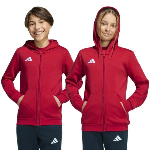 Bluza adidas ENTRADA 26 Hoody Full Zip Junior KH1781 czerwony 116 cm Adidas