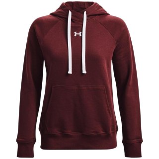 Bluza damska Under Armour Rival Fleece HB Hoodie czerwona 1356317 690 Under Armour
