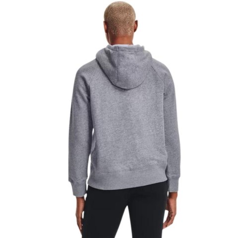 Bluza damska Under Armour Rival Fleece Logo Hoodie szara 1356318 035 Under Armour Bluza damska Under Armour Rival Fleece Logo Hoodie szara 1356318 035 Under Armour
