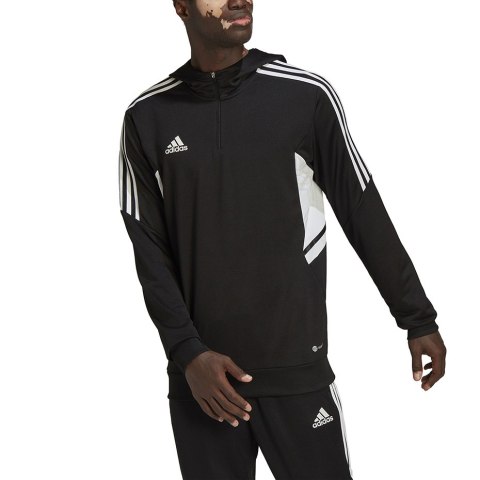 Bluza męska adidas Condivo 22 Track Hoodie czarna HD7006 Adidas teamwear Bluza męska adidas Condivo 22 Track Hoodie czarna HD7006 Adidas teamwear