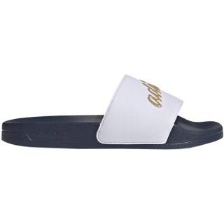 Klapki damskie adidas Adilette Shower biało-granatowe GZ5930 Adidas