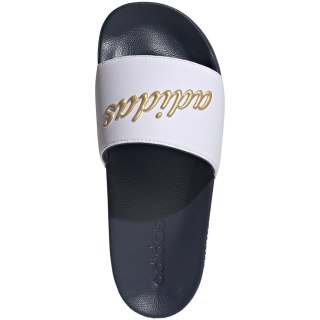Klapki damskie adidas Adilette Shower biało-granatowe GZ5930 Adidas