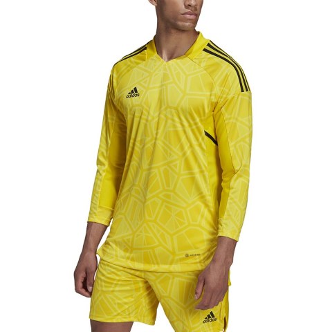 Koszulka bramkarska męska adidas Condivo 22 Jersey Long Sleeve żółta HF0137 Adidas teamwear Koszulka bramkarska męska adidas Condivo 22 Jersey Long Sleeve żółta HF0137 Adidas teamwear