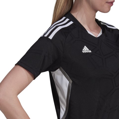 Koszulka damska adidas Condivo 22 Match Day czarno-biała HA3541 Adidas teamwear Koszulka damska adidas Condivo 22 Match Day czarno-biała HA3541 Adidas teamwear