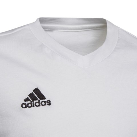 Koszulka dla dzieci adidas Entrada 22 Tee biała HC0447 Adidas teamwear Koszulka dla dzieci adidas Entrada 22 Tee biała HC0447 Adidas teamwear