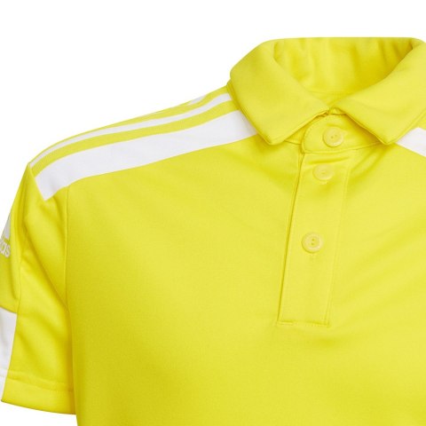 Koszulka dla dzieci adidas Squadra 21 Polo żółta GP6426 Adidas teamwear Koszulka dla dzieci adidas Squadra 21 Polo żółta GP6426 Adidas teamwear