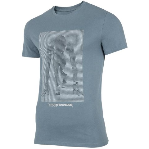 Koszulka męska 4F denim H4Z22 TSM035 32S 4F Koszulka męska 4F denim H4Z22 TSM035 32S 4F