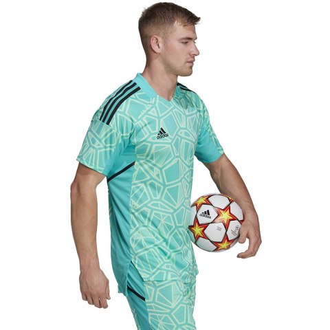 Koszulka męska Condivo 22 Goalkeeper Jersey Short Sleeve zielona HB1618 Adidas teamwear Koszulka męska Condivo 22 Goalkeeper Jersey Short Sleeve zielona HB1618 Adidas teamwear