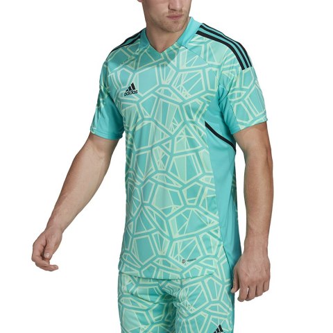 Koszulka męska Condivo 22 Goalkeeper Jersey Short Sleeve zielona HB1618 Adidas teamwear Koszulka męska Condivo 22 Goalkeeper Jersey Short Sleeve zielona HB1618 Adidas teamwear