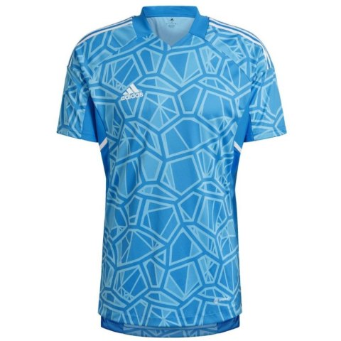 Koszulka męska adidas Condivo 22 Goalkeeper Jersey Short Sleeve niebieska HB1623 Adidas teamwear Koszulka męska adidas Condivo 22 Goalkeeper Jersey Short Sleeve niebieska HB1623 Adidas teamwear