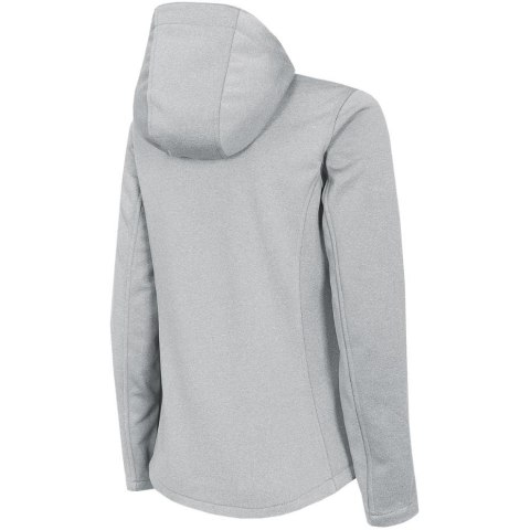 Kurtka damska 4F softshell chłodny jasny szary melanż H4Z22 SFD350 27M 4F Kurtka damska 4F softshell chłodny jasny szary melanż H4Z22 SFD350 27M 4F