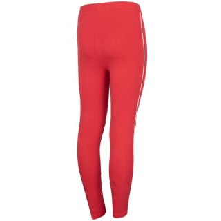 Legginsy dla dziewczynki 4F czerwone HJZ22 JLEG004 62S 4F