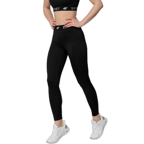 Legginsy funkcyjne damskie 4F głęboka czerń H4Z22 SPDF351 20S 4F Legginsy funkcyjne damskie 4F głęboka czerń H4Z22 SPDF351 20S 4F