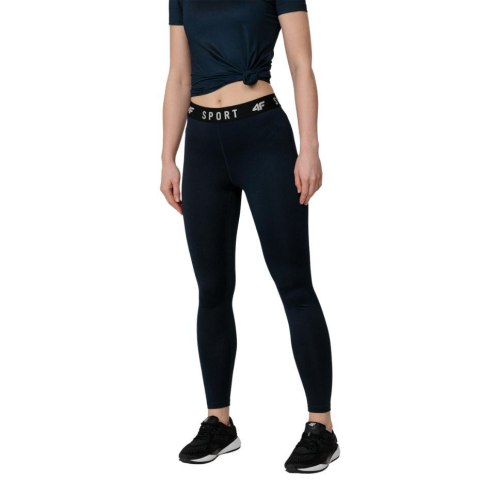 Legginsy funkcyjne damskie 4F granatowe H4Z22 SPDF351 31S 4F Legginsy funkcyjne damskie 4F granatowe H4Z22 SPDF351 31S 4F
