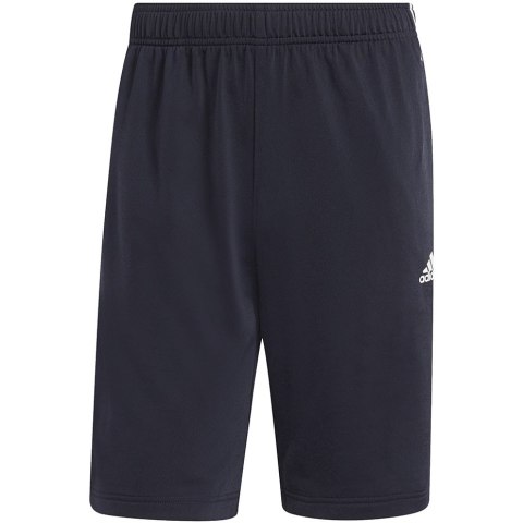 Spodenki męskie adidas Essentials Warm-Up 3-Stripes granatowe H48434 Adidas Spodenki męskie adidas Essentials Warm-Up 3-Stripes granatowe H48434 Adidas