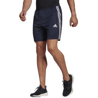 Spodenki męskie adidas Primeblue Designed To Move Sport 3-Stripes granatowe HM4807 Adidas