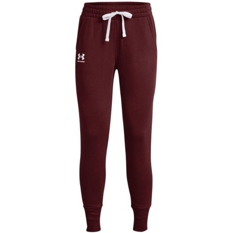 Spodnie damskie Under Armour Rival Fleece bordowe 1356416 690 Under Armour Spodnie damskie Under Armour Rival Fleece bordowe 1356416 690 Under Armour
