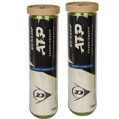 Piłka tenisowa Dunlop ATP Championship 2x4 szt żółty Dunlop