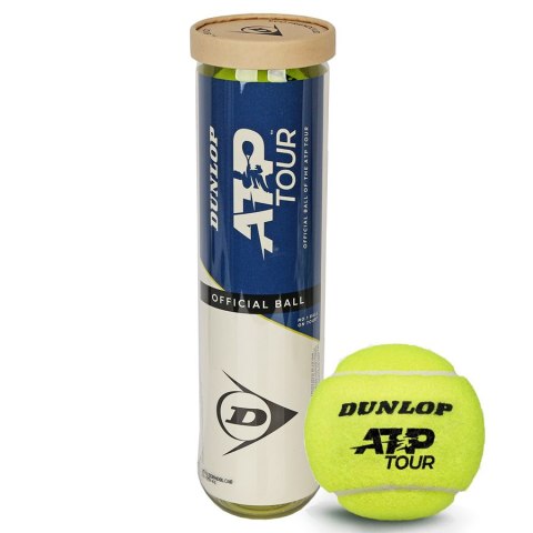 Piłka tenisowa Dunlop ATP Tour żółty Dunlop