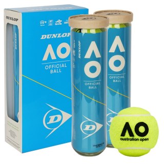 Piłka tenisowa Dunlop Australian Open 2x4 szt żółty Dunlop