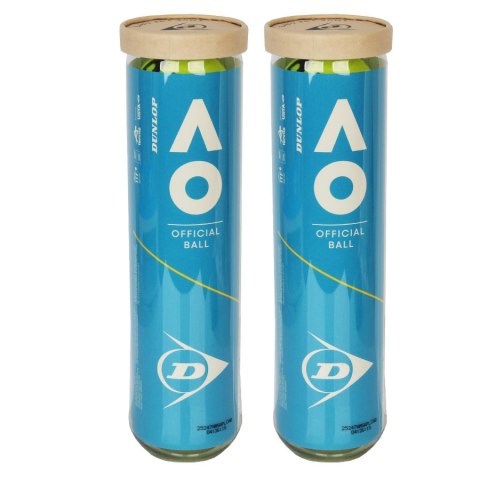 Piłka tenisowa Dunlop Australian Open 2x4 szt żółty Dunlop