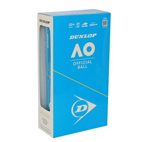 Piłka tenisowa Dunlop Australian Open 2x4 szt żółty Dunlop