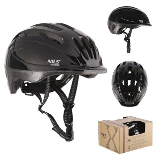 MTV62J CZARNY ROZM. S(48-52CM) KASK DZIECIĘCY NILS EXTREME NILS EXTREME