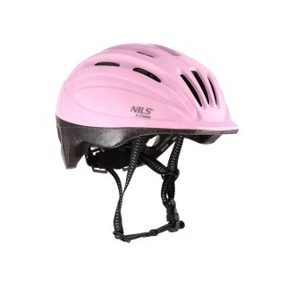 MTV62J RÓŻOWY ROZM. M(52-56CM) KASK DZIECIĘCY NILS EXTREME NILS EXTREME