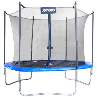 TRAMPOLINA BATUTA OGRODOWA SKŁADANA Z SIATKĄ WEWNĘTRZNĄ 8FT 244CM ENERO