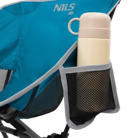 NC3320 KRZESŁO SKŁADANE ULTRALIGHT NIEBIESKIE NILS CAMP NILS CAMP