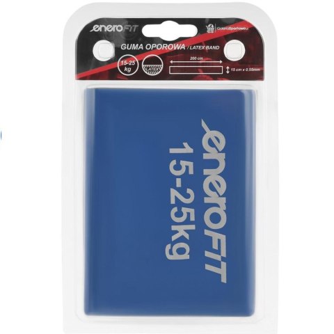 Taśma do aerobiku Enero 2000x150x0,55mm 15-25kg niebieska 2000x150x0,55mm niebieski Enero
