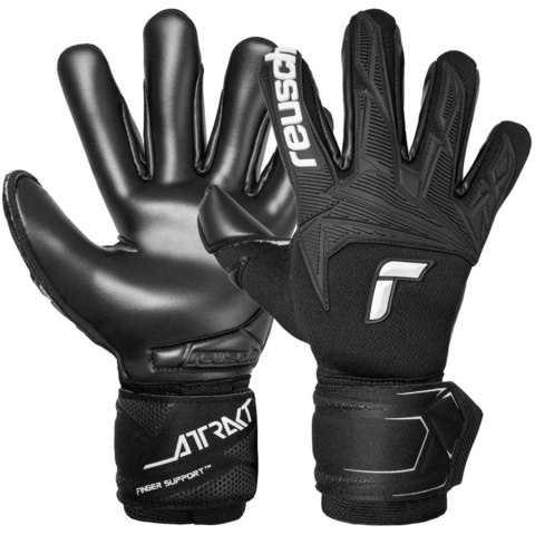 Rękawice Reusch Attrakt Freegel Infinity Finger Support 56 70 730 7700 czarny 8,5 Reusch