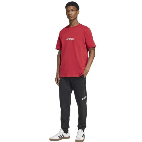 T-Shirt adidas Single Jersey Linear Tee KC0881 czerwony L Adidas