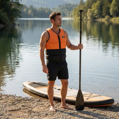 KAMIZELKA NEOPRENOWA ASEKURACYJNA SUP XQMAX R.S ORANGE/ BLACK