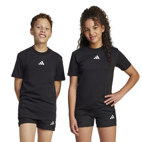 T-Shirt adidas Essentials Junior JC9776 czarny 152 cm Adidas
