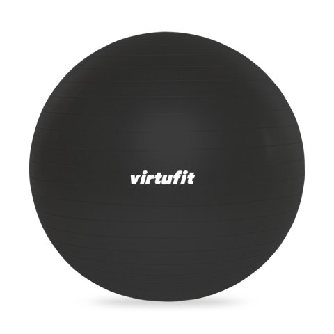 VIRTUFIT PIŁKA GIMNASTYCZNA ANTI-BURST PRO Z POMPKĄ CZARNA 65 CM VirtuFit