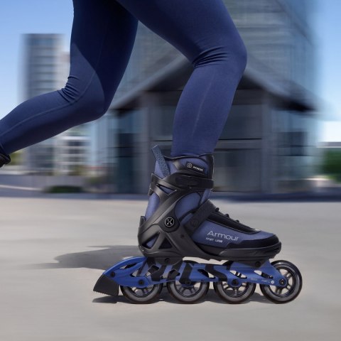 NA22151 ŁYŻWOROLKI ARMOUR GRANATOWE ROZM. 42 NILS EXTREME NILS EXTREME