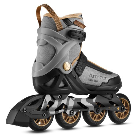 NA22151 ŁYŻWOROLKI ARMOUR SZARE ROZM. 41 NILS EXTREME NILS EXTREME