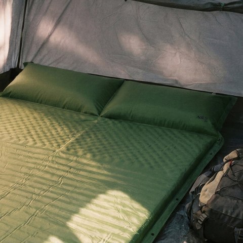 NC4060 ZIELONA MATA SAMOPOMPUJĄCA DWUOSOBOWA Z PODUSZKĄ NILS CAMP NILS CAMP