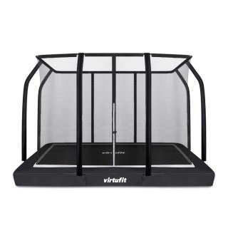 VIRTUFIT TRAMPOLINA OGRODOWA DO WKOPANIA 213 x 305 CM Z SIATKĄ VirtuFit