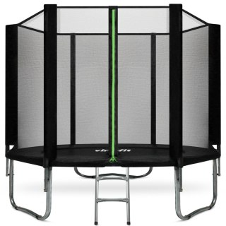 VIRTUFIT TRAMPOLINA Z SIATKĄ BEZPIECZEŃSTWA 251 CM VirtuFit