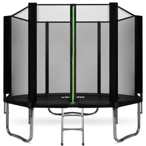 VIRTUFIT TRAMPOLINA Z SIATKĄ BEZPIECZEŃSTWA 251 CM VirtuFit
