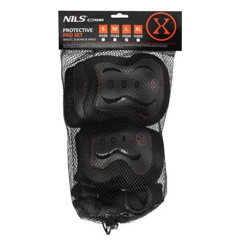 H320 ZESTAW OCHRANIACZY ZŁOTY ROZM. XL NILS EXTREME NILS EXTREME