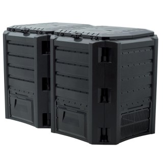KOMPOSTOWNIK OGRODOWY EKOBAT SEGMENTOWY MODULE COMPOGREEN CZARNY 800L